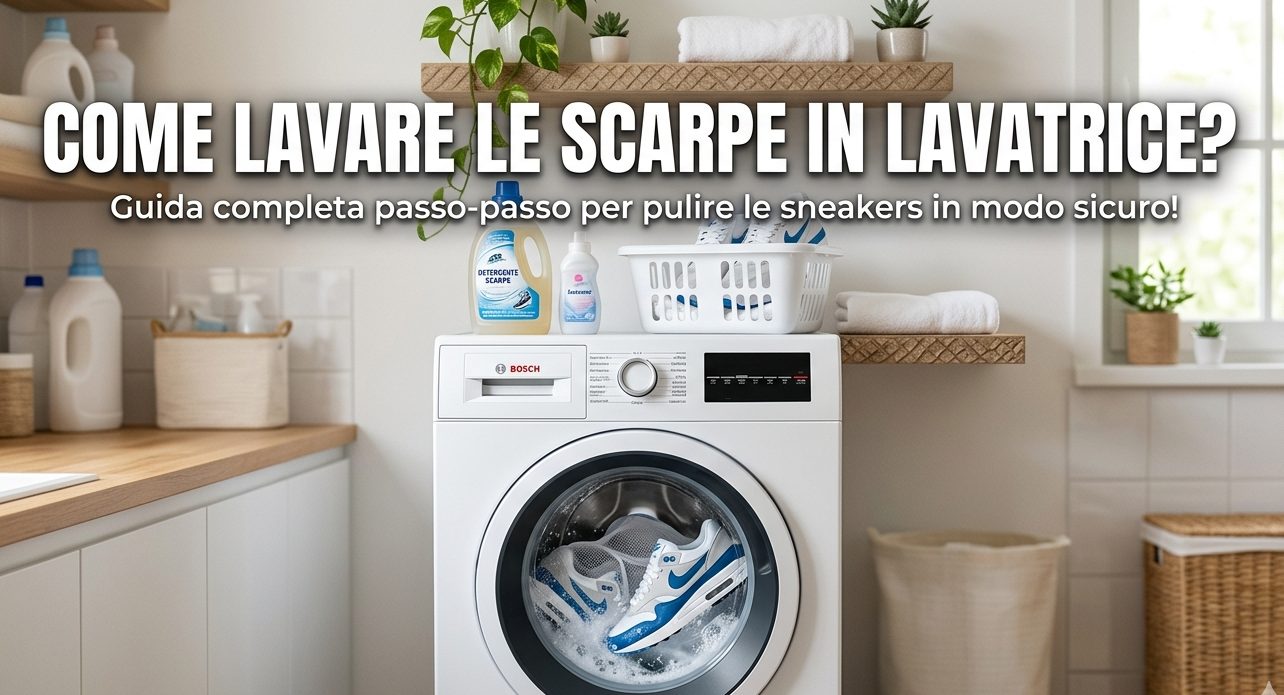 Come lavare le scarpe in lavatrice? (Video)