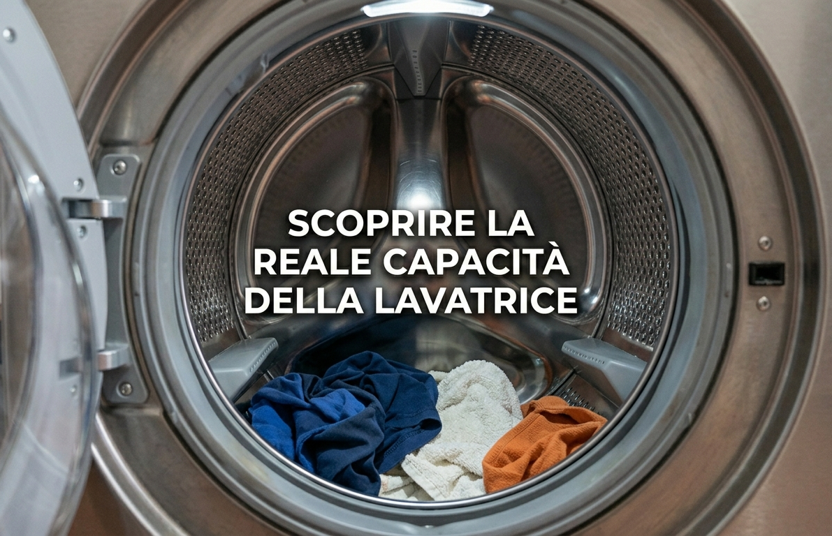 Scoprire la vera capacità della lavatrice (Tabella 2026)