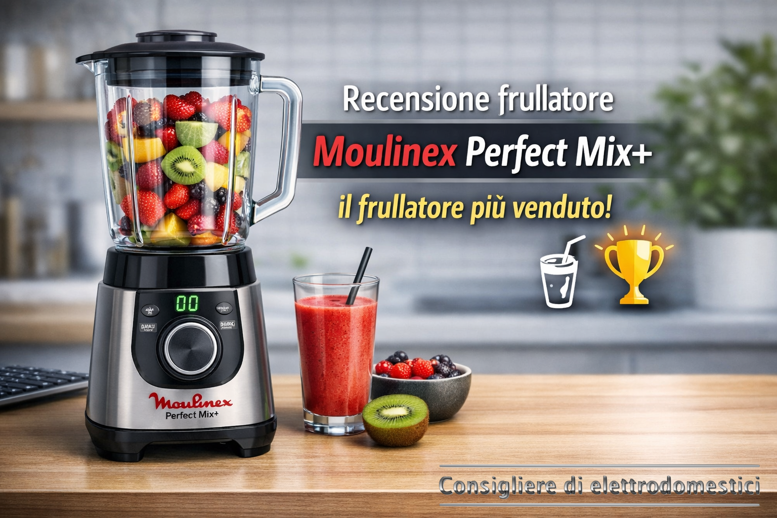 Recensione frullatore | MOULINEX Perfect Mix+